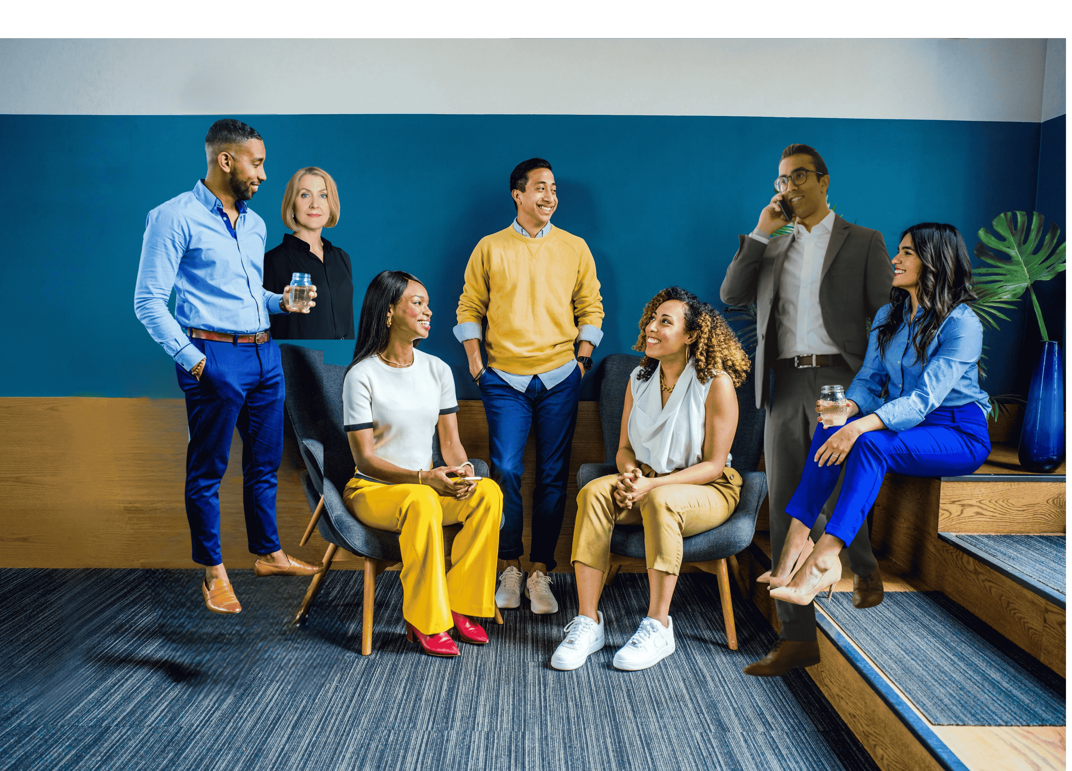 Participants engaging in a Faith With Work transformational program supported by donations